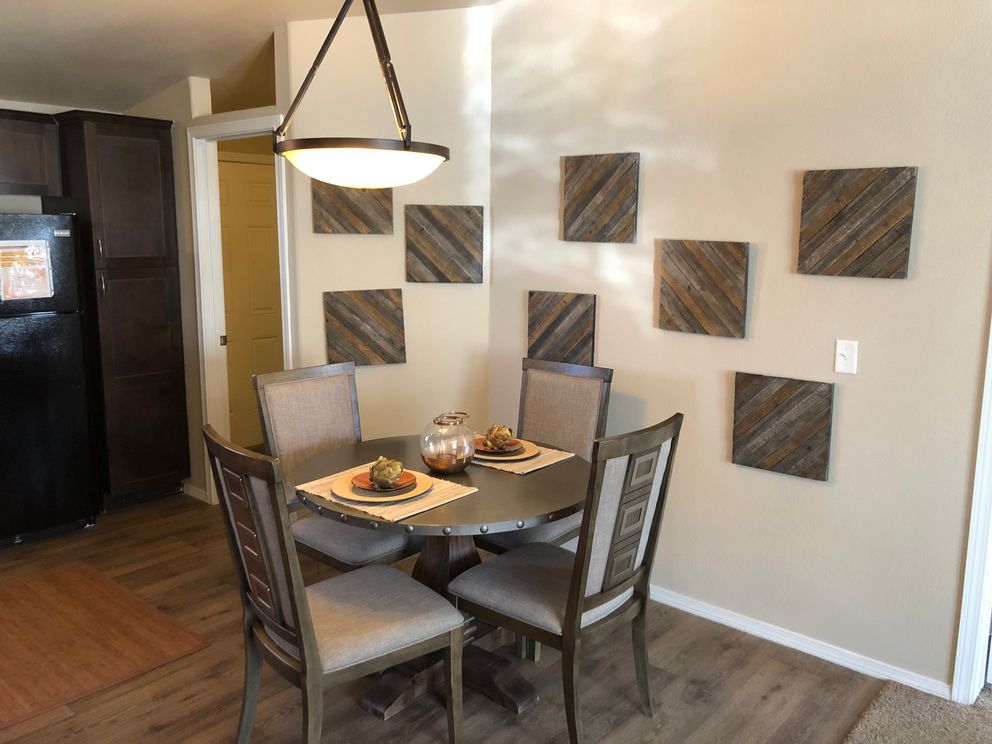 The K2744A Dining Area. This Manufactured Mobile Home features 3 bedrooms and 2 baths.