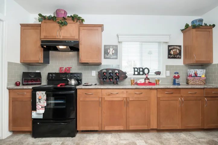 The K2760A Kitchen. This Manufactured Mobile Home features 3 bedrooms and 2 baths.