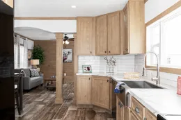 The THE BEXAR Kitchen. This Manufactured Mobile Home features 3 bedrooms and 2 baths.
