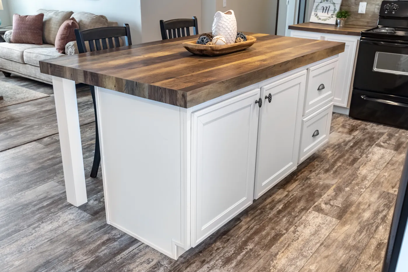 The THE STARK Kitchen. This Manufactured Mobile Home features 3 bedrooms and 2 baths.