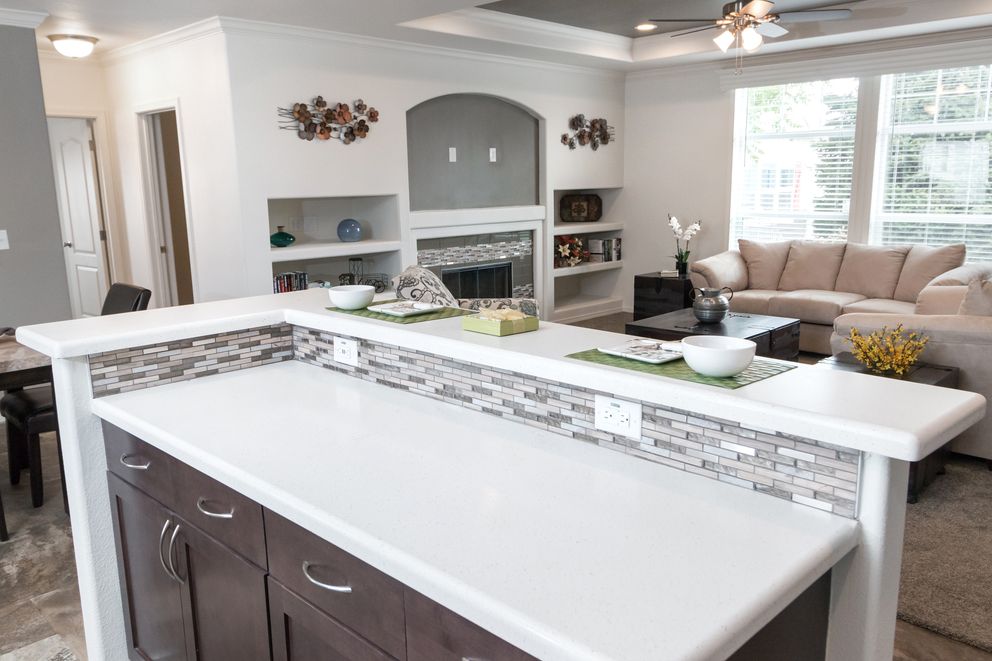 The K3060A Kitchen. This Manufactured Mobile Home features 3 bedrooms and 2 baths.