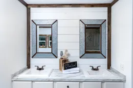 The THE LIZA JANE Primary Bathroom. This Manufactured Mobile Home features 3 bedrooms and 2 baths.