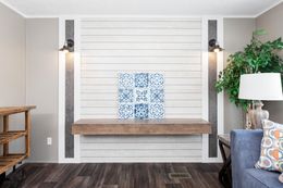 The ISLAND BREEZE Living Room. This Manufactured Mobile Home features 3 bedrooms and 2 baths.
