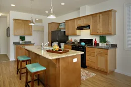 The MORRO BAY 27523-B Kitchen. This Manufactured Mobile Home features 3 bedrooms and 2 baths.