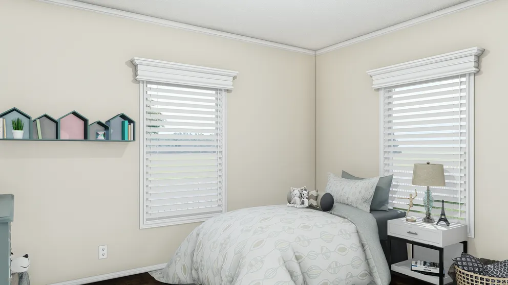 The K2760B Bedroom. This Manufactured Mobile Home features 4 bedrooms and 2 baths.