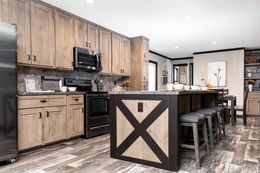 The BOUJEE Kitchen. This Manufactured Mobile Home features 3 bedrooms and 2 baths.