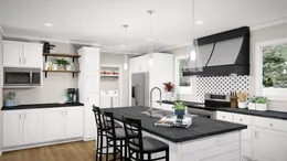 The THE VALHALLA Kitchen. This Manufactured Mobile Home features 3 bedrooms and 2 baths.