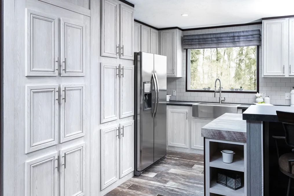 The SIG28663A Kitchen. This Manufactured Mobile Home features 3 bedrooms and 2 baths.