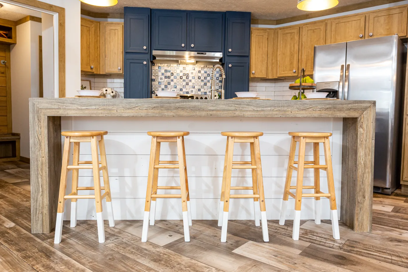 The THE KIMMEL Kitchen. This Manufactured Mobile Home features 3 bedrooms and 2 baths.