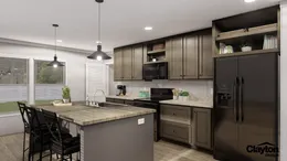 The THE FUSION C Kitchen. This Manufactured Mobile Home features 3 bedrooms and 2 baths.