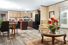 The THE SHERMAN Dining Area. This Manufactured Mobile Home features 3 bedrooms and 2 baths.
