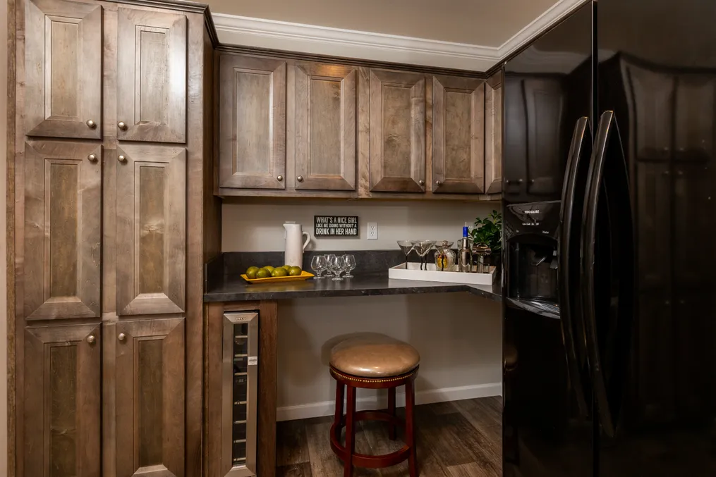The THE FREEDOM SOHO Kitchen. This Manufactured Mobile Home features 3 bedrooms and 2 baths.