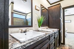 The THE ASPEN Master Bathroom. This Manufactured Mobile Home features 3 bedrooms and 2 baths.