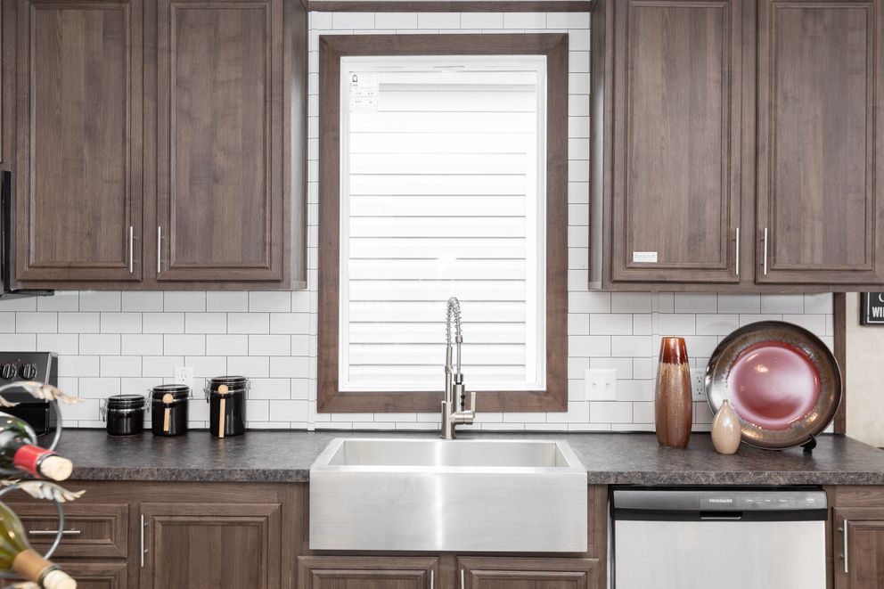 The THE RIVERWAY Kitchen. This Manufactured Mobile Home features 4 bedrooms and 2 baths.