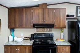 The VICTORY PLUS Kitchen. This Manufactured Mobile Home features 3 bedrooms and 2 baths.