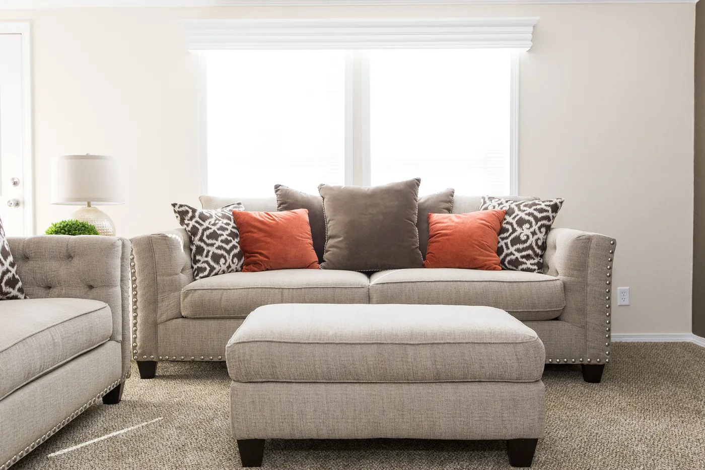 The K2750A Living Room. This Manufactured Mobile Home features 3 bedrooms and 2 baths.