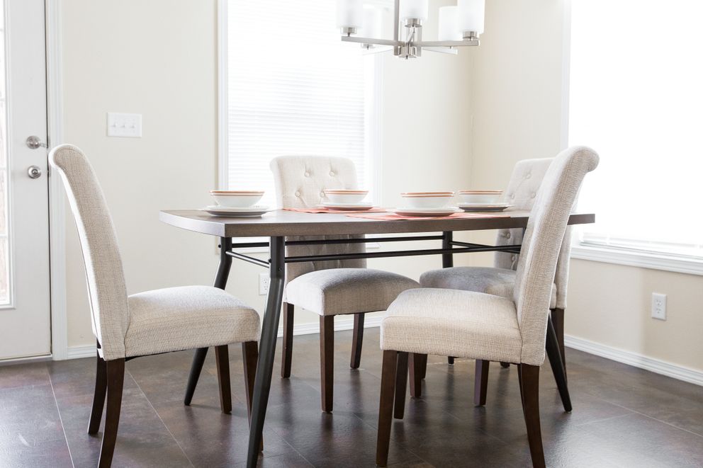 The K2750A Dining Area. This Manufactured Mobile Home features 3 bedrooms and 2 baths.