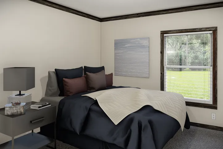 The THE ANDERSON II Bedroom. This Manufactured Mobile Home features 3 bedrooms and 2 baths.