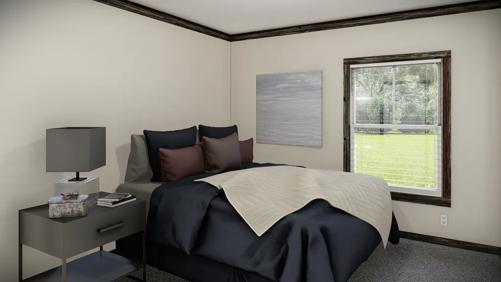 The THE ANDERSON II Bedroom. This Manufactured Mobile Home features 3 bedrooms and 2 baths.