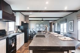The THE SEASIDE Kitchen. This Manufactured Mobile Home features 3 bedrooms and 2 baths.