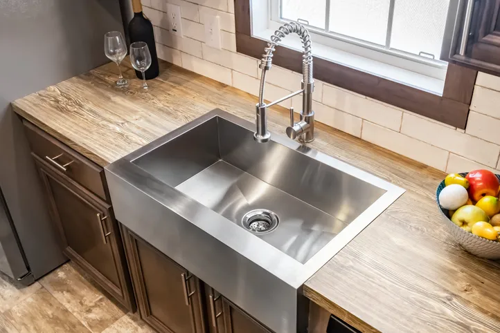 The THE TURNER Kitchen. This Manufactured Mobile Home features 3 bedrooms and 2 baths.
