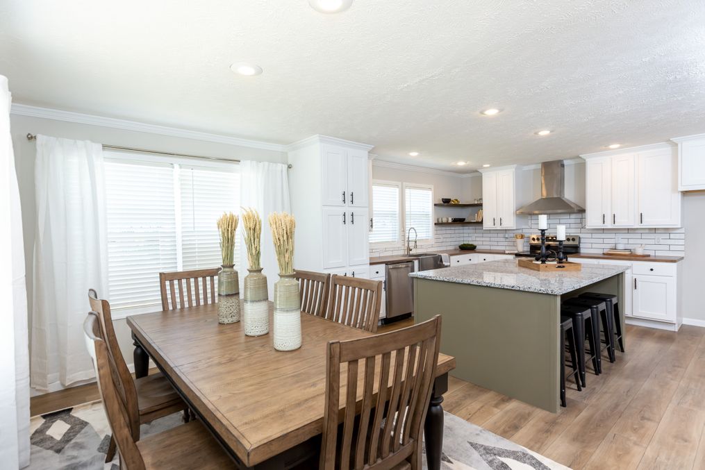 The KEENELAND Kitchen. This Manufactured Mobile Home features 3 bedrooms and 2 baths.