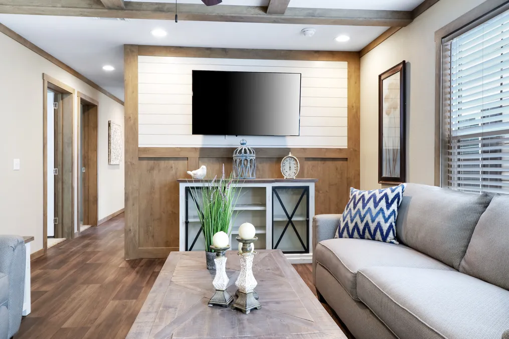The AMELIA Den. This Manufactured Mobile Home features 4 bedrooms and 2 baths.
