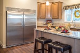 The 3545 JAMESTOWN Kitchen. This Modular Home features 3 bedrooms and 2 baths.