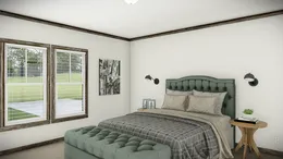 The THE SUMNER Master Bedroom. This Manufactured Mobile Home features 3 bedrooms and 2 baths.
