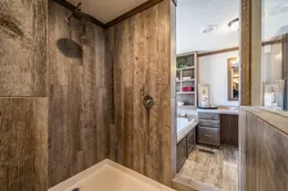 The THE TURNER Primary Bathroom. This Manufactured Mobile Home features 3 bedrooms and 2 baths.