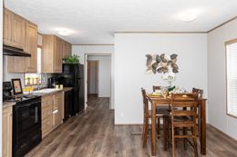 The BLAZER 56 B Kitchen. This Manufactured Mobile Home features 2 bedrooms and 2 baths.
