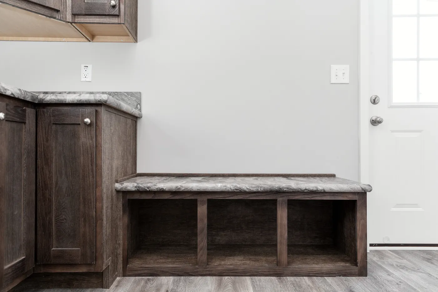 The THE VILLETTE Utility Room. This Manufactured Mobile Home features 3 bedrooms and 2 baths.