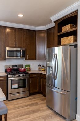The GE662K Kitchen. This Manufactured Mobile Home features 4 bedrooms and 2 baths.