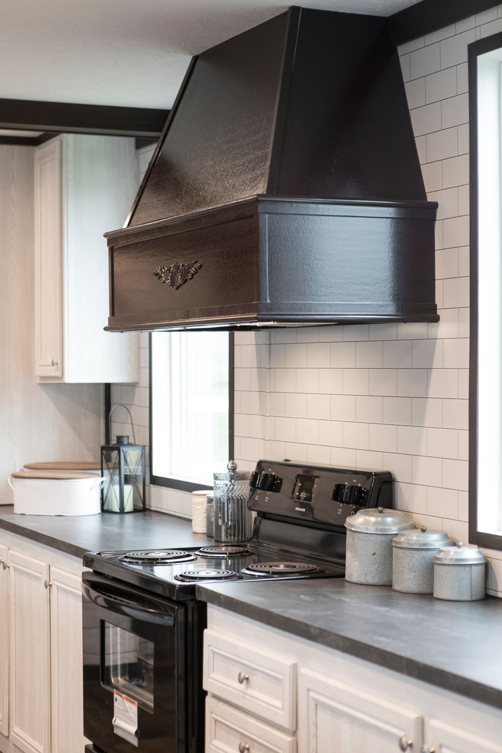 The THE SEASIDE Kitchen. This Manufactured Mobile Home features 3 bedrooms and 2 baths.