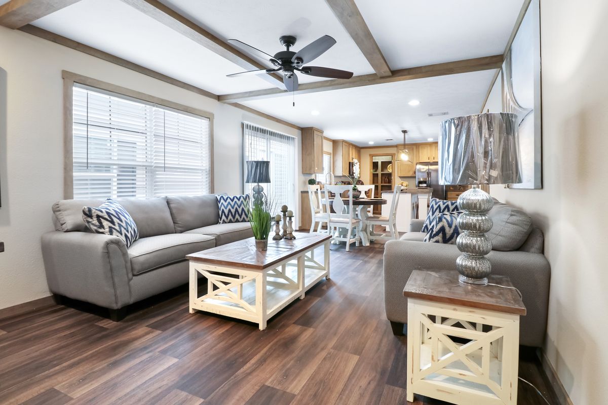 The AMELIA Den. This Manufactured Mobile Home features 4 bedrooms and 2 baths.