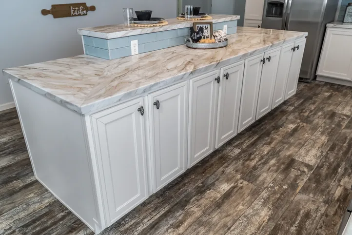 The THE LEAHY Kitchen. This Manufactured Mobile Home features 4 bedrooms and 2 baths.