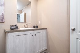 The ULTRA PRO 56B Guest Bathroom. This Manufactured Mobile Home features 3 bedrooms and 2 baths.