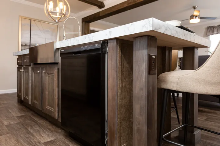 The THE FREEDOM SOHO Kitchen. This Manufactured Mobile Home features 3 bedrooms and 2 baths.