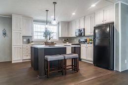 The ULTRA BREEZE 52 Kitchen. This Manufactured Mobile Home features 3 bedrooms and 2 baths.