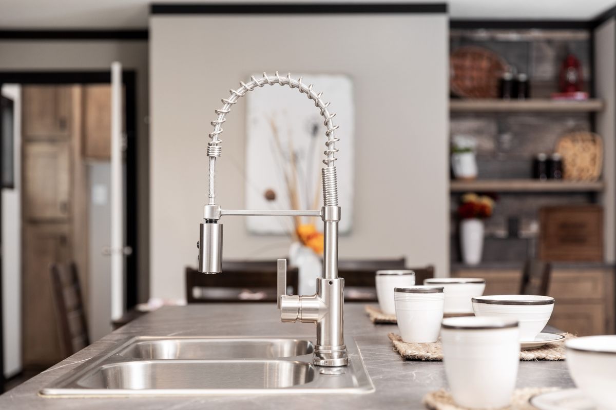 The BOUJEE Kitchen. This Manufactured Mobile Home features 3 bedrooms and 2 baths.