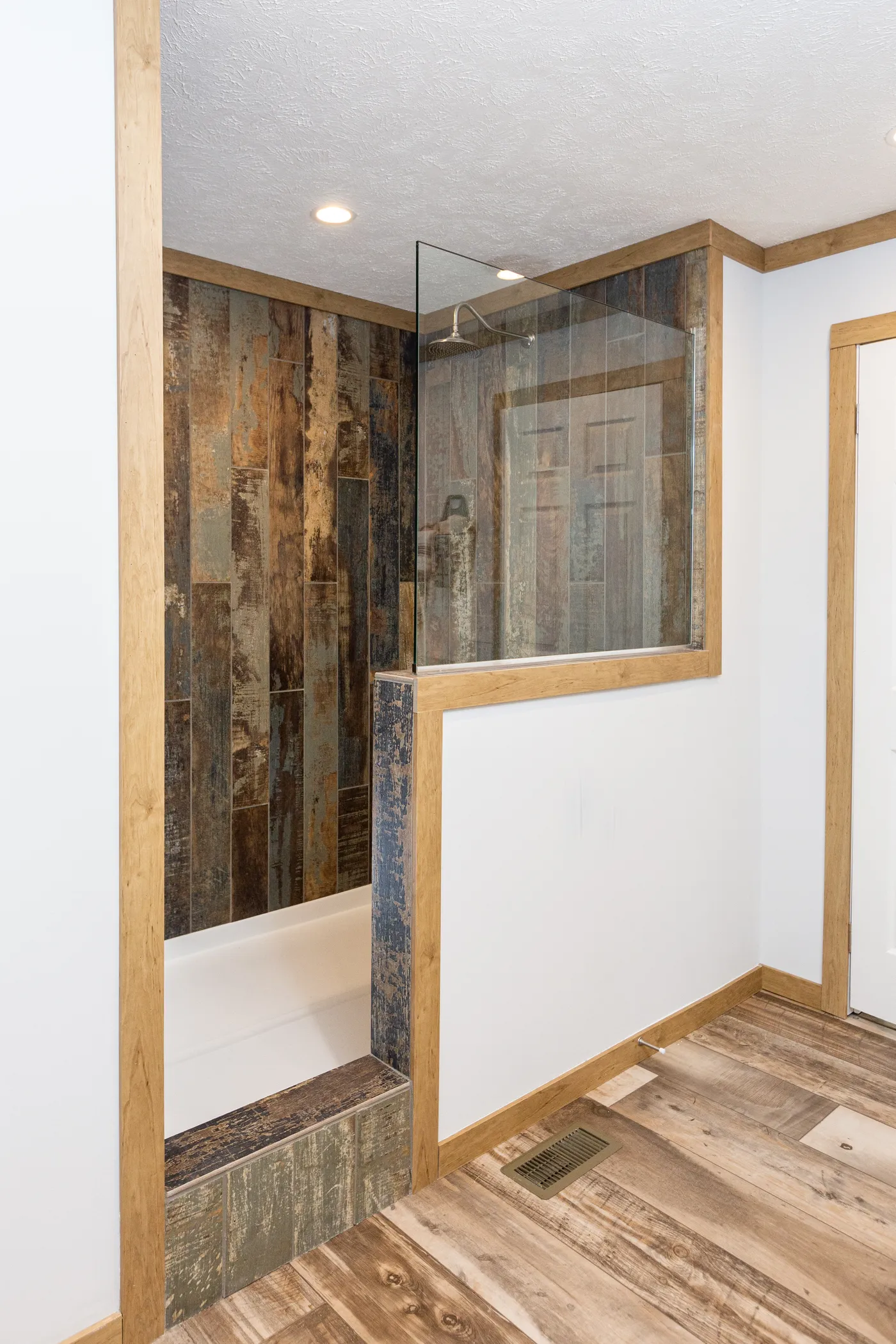 The THE KIMMEL Primary Bathroom. This Manufactured Mobile Home features 3 bedrooms and 2 baths.