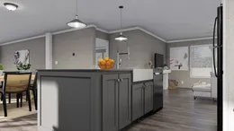 The THE FUSION 32H Kitchen. This Manufactured Mobile Home features 5 bedrooms and 3 baths.