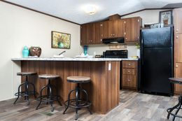 The VICTORY PLUS Kitchen. This Manufactured Mobile Home features 3 bedrooms and 2 baths.