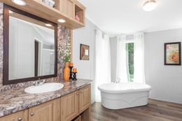 The SHEER ELM Master Bathroom. This Manufactured Mobile Home features 3 bedrooms and 2 baths.
