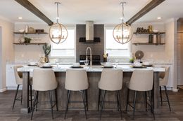 The THE FREEDOM SOHO Kitchen. This Manufactured Mobile Home features 3 bedrooms and 2 baths.
