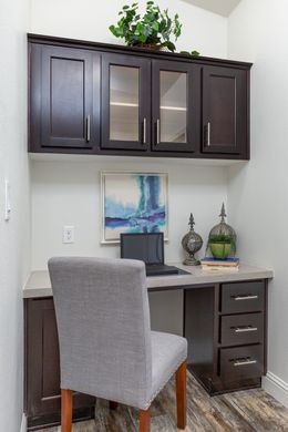 The GLE661K Study Nook. This Manufactured Mobile Home features 3 bedrooms and 2 baths.
