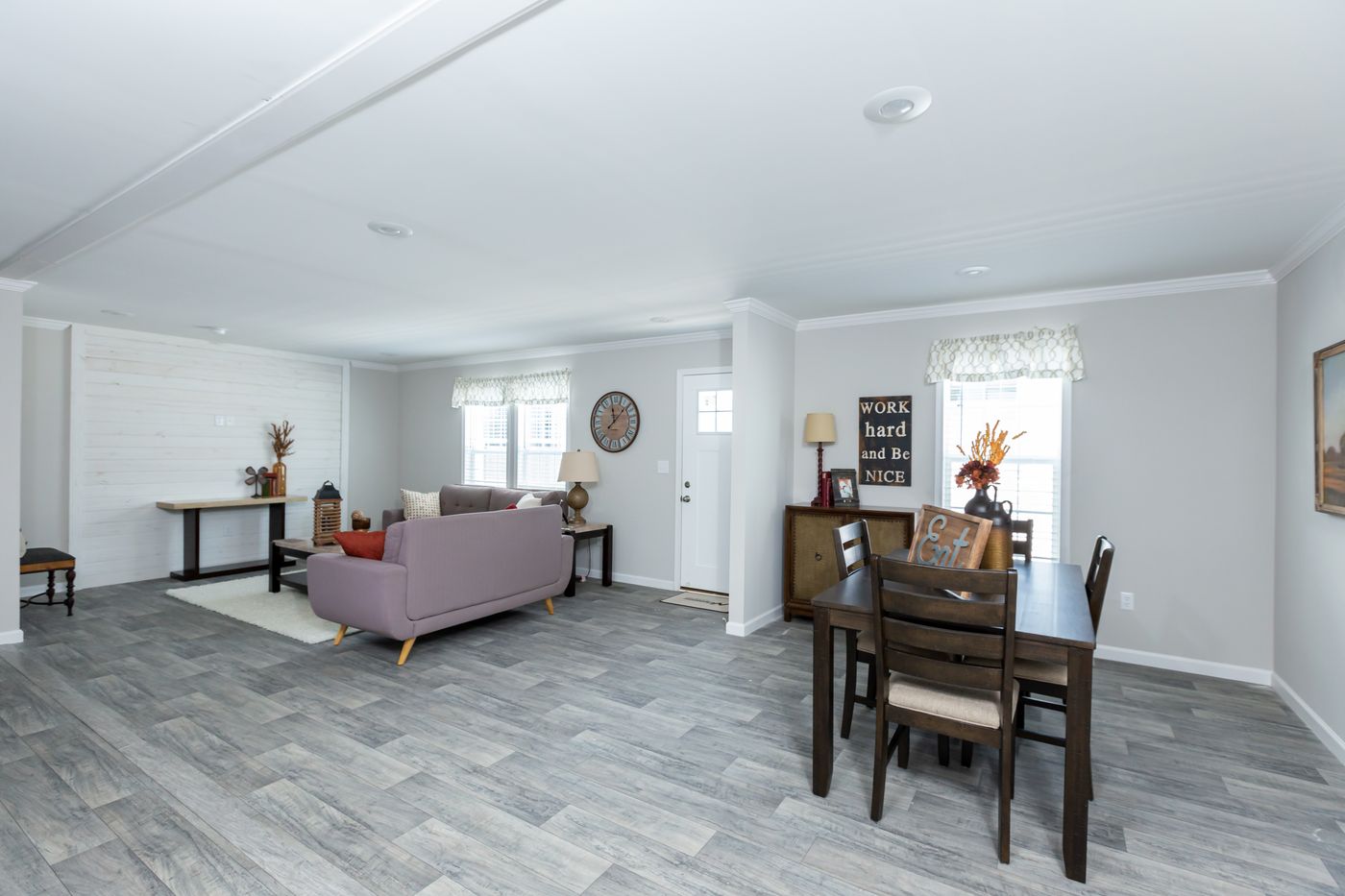 The THE FREEDOM BREEZE Dining Area. This Manufactured Mobile Home features 3 bedrooms and 2 baths.
