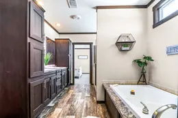 The THE ASPEN Primary Bathroom. This Manufactured Mobile Home features 3 bedrooms and 2 baths.