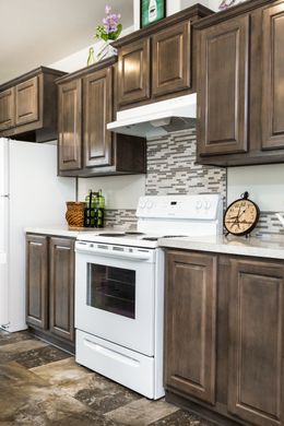 The 2868 MARLETTE SPECIAL Kitchen. This Manufactured Mobile Home features 3 bedrooms and 2.5 baths.