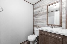 The THE SOCIAL 76 Guest Bathroom. This Manufactured Mobile Home features 3 bedrooms and 2 baths.